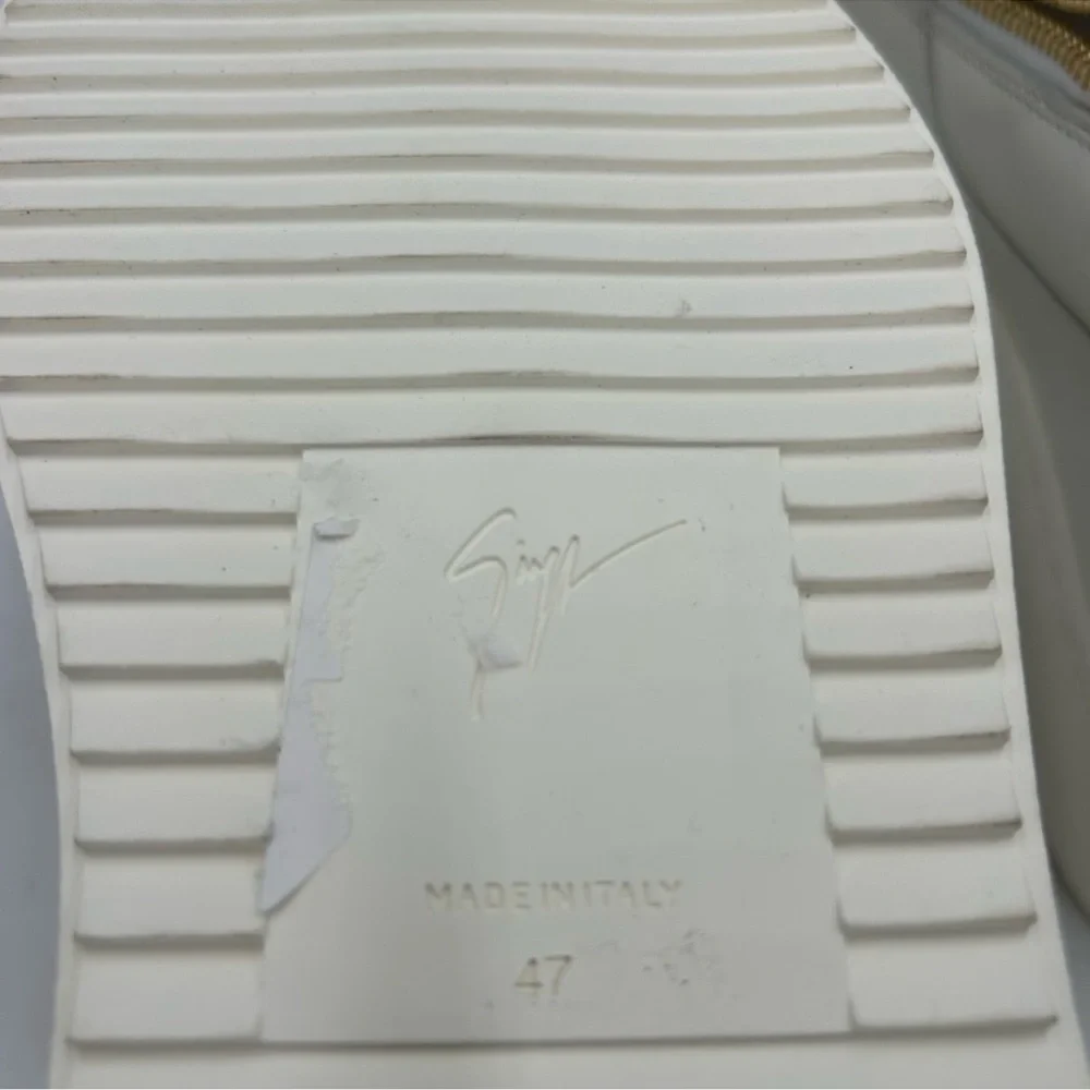 Men’s Giuseppe Zanotti low top leather sneakers size 47 made in Italy. - Picture 10 of 11